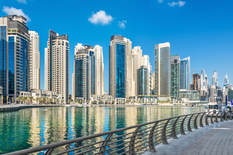 Promenade Along Dubai Marina