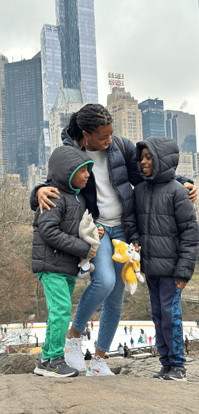 New york city with my sons